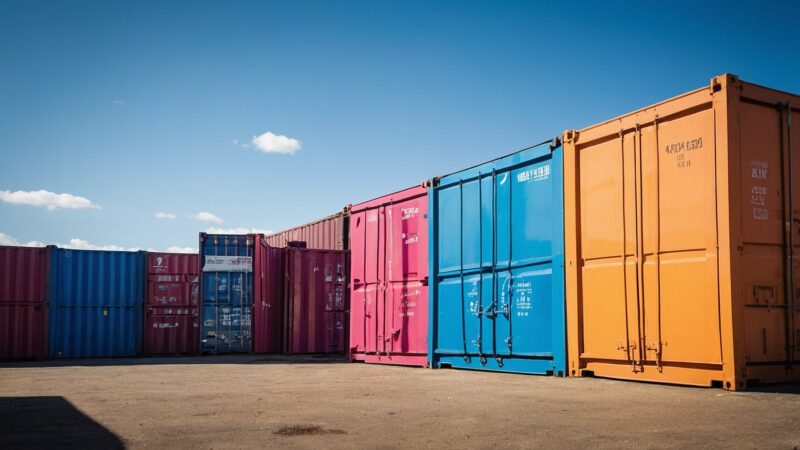 Les conteneurs maritimes, une solution innovante